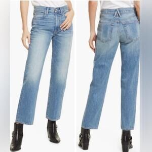 SLVRLAKE Sophie Straight Jeans All or Nothing Wash 100% Cotton Sz 24